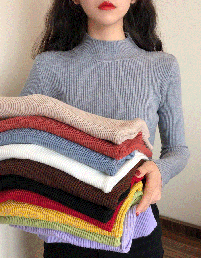 제니 목폴라 (knit)