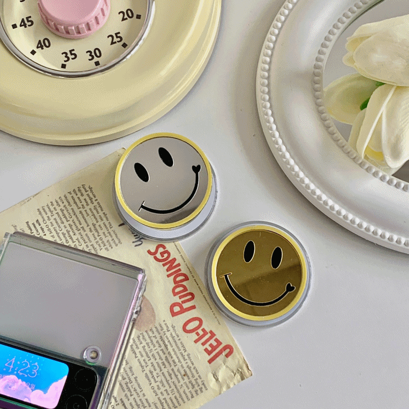 스마일미러톡 맥세이프 아이폰 갤럭시 거울 스마트톡 거치대 우정템 친구선물