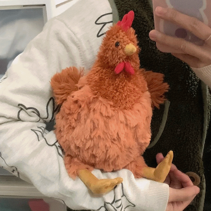 수탉봉제인형 인테리어 소품인형 애착인형 닭인형 동물 여자친구 특별한선물