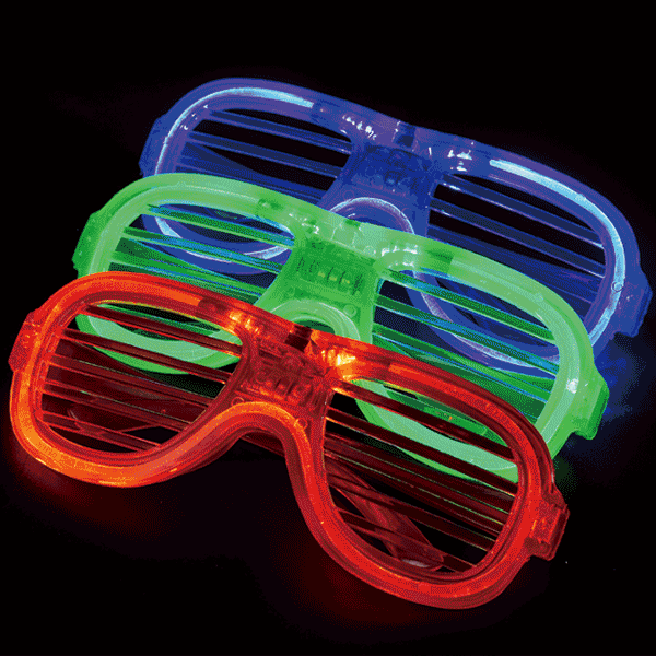 *[인싸템]LED 셔터쉐이드 안경 야광 파티 선글라스